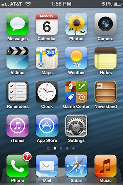 iOS6 beta